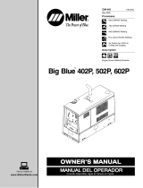 Miller BIG BLUE 402P (PERKINS) Owner's manual