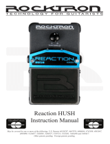 Rocktron Reaction Phaser Owner's manual