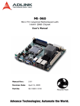 Adlink MI-960 User manual