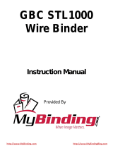 My Binding GBC STL1000 User manual