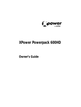 Duracell POWERPACK 600 User manual