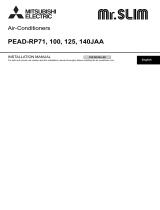 Mitsubishi PEAD-RP125 User manual