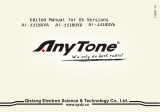 AnyTone AT-3318UV User manual