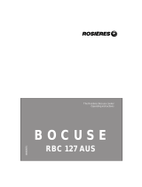 ROSIERES BOCUSE RBC127AUS Owner's manual