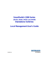 Enterasys Networks SmartSwitch 2200 Series 2H252 User manual