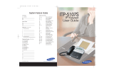 Samsung ITP-5107SIP User manual