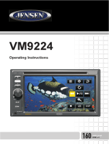 Jensen VM9224 Owner's manual