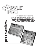 PYLE Audio PYD6070 User manual