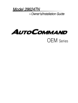 Directed Electronics AutoCommand 28624TN Owner's manual