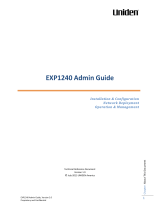 Uniden EXP1240B Owner's manual