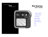 Rio Audio Karma MP3 User manual