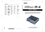 Edirol R-4 Owner's manual