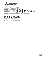 Mitsubishi Electric Melservo-J2-JR SERIES User manual