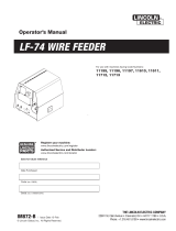 Lincoln Electric LF-74 User manual