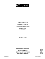 Zanussi ZFX305W Owner's manual