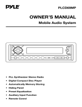 Pyle PLCD69MP3 Owner's manual
