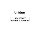 Uniden UBCD396XT User manual