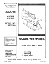 Craftsman 113.235500 Owner's manual