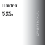 Uniden BC355C User manual