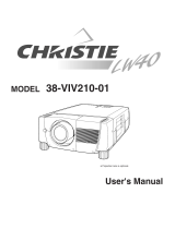 Christie LW40U User manual