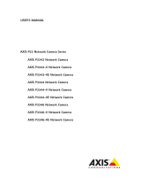 Axis P3343 User manual