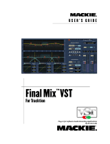 Mackie Final Mix VST User manual