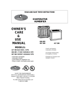 Essick 697 500 Care & Use Manual