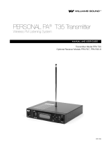 Williams Sound Personal PA PPA T35 User manual