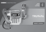 Uniden TRU9496 - TRU 9496 Cordless Phone Base Station Owner's manual