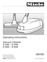 Miele S500 Owner's manual