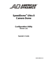 American Dynamics IP speedDome Ultra 8 User manual