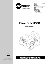 Miller Electric BLUE STAR 3500 HONDA Owner's manual