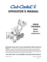 Cub Cadet H4Q3G User manual