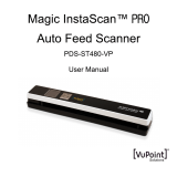 VuPoint Magic InstaScan PRO PDS-ST480-VP User manual