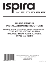 Venmar Glass Ispira C700 Front Grey - 36 in Installation guide