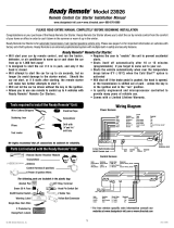 Directed Electronics Ready Remote 23926 Owner's manual