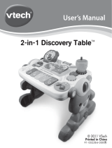 VTech 2-in-1 Discovery Table User manual