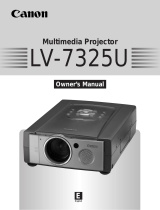 Canon LV-7325 User manual
