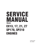 Subaru Robin Power Products EX13 User manual