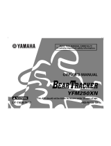 Yamaha BEARTRACKER YFM250XN User manual