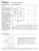 Whirlpool WRF560SEYW Installation guide