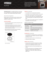 Wolf GR484DG Quick start guide