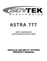 Scytek electronic ASTRA 777 Mobile User manual