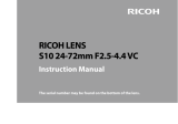 Ricoh RICOH LENS User manual