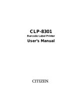 Citizen CLP-8301 User manual