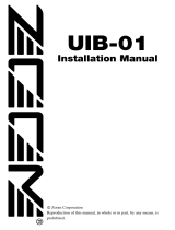 Zoom UIB-01_02 Owner's manual
