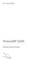 M-Audio Wayoutware TimewARP 2600 User manual