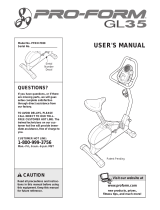 Pro-Form GL35 User manual