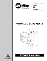 Miller MOTORIZED SLIDE MSC-2 User manual