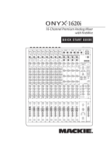 Mackie Onyx 1620i User manual
